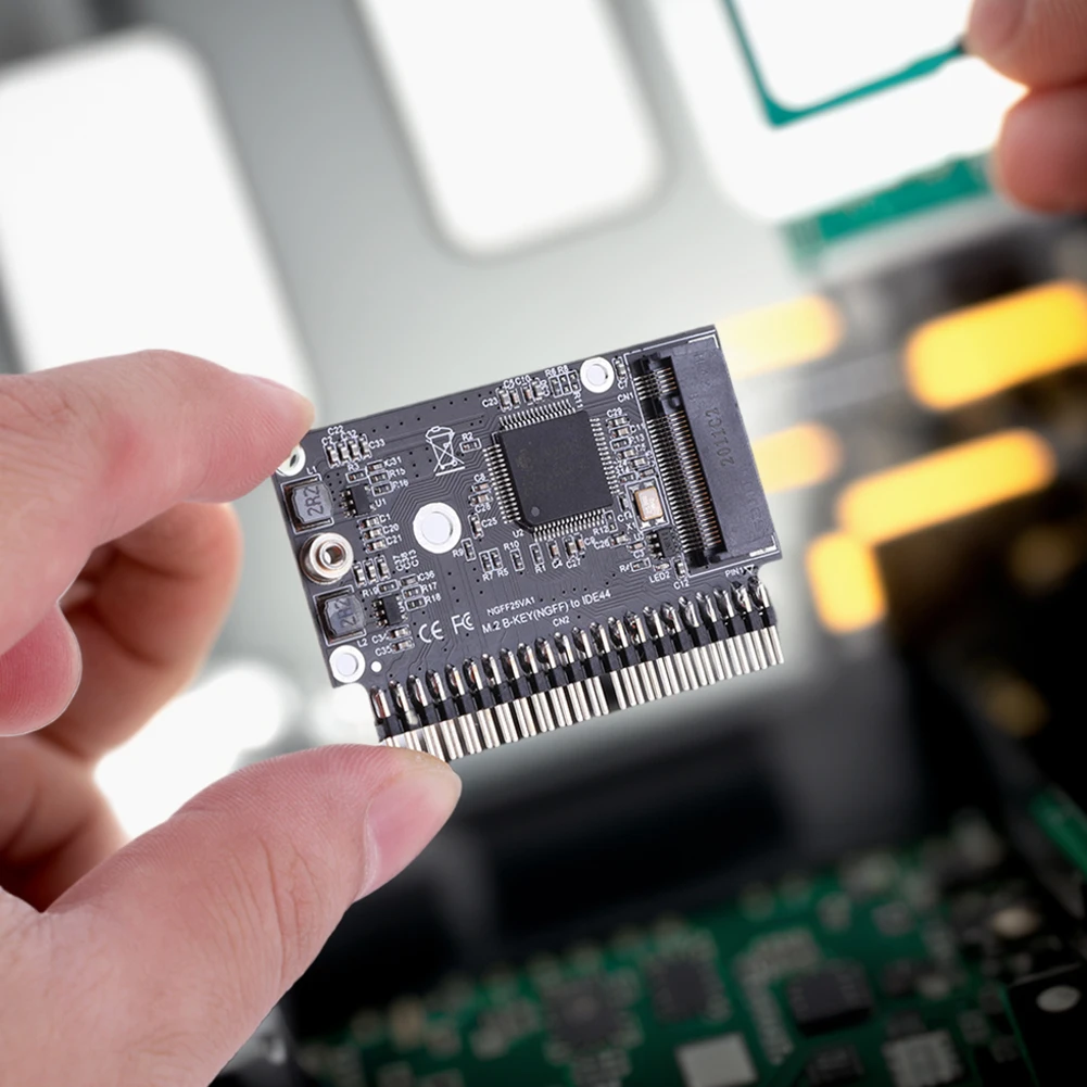 Adaptateur M.2 NGFF SATA SSD vers 2.5 pouces IDE 44 broches, carte pour ordinateur portable et de bureau