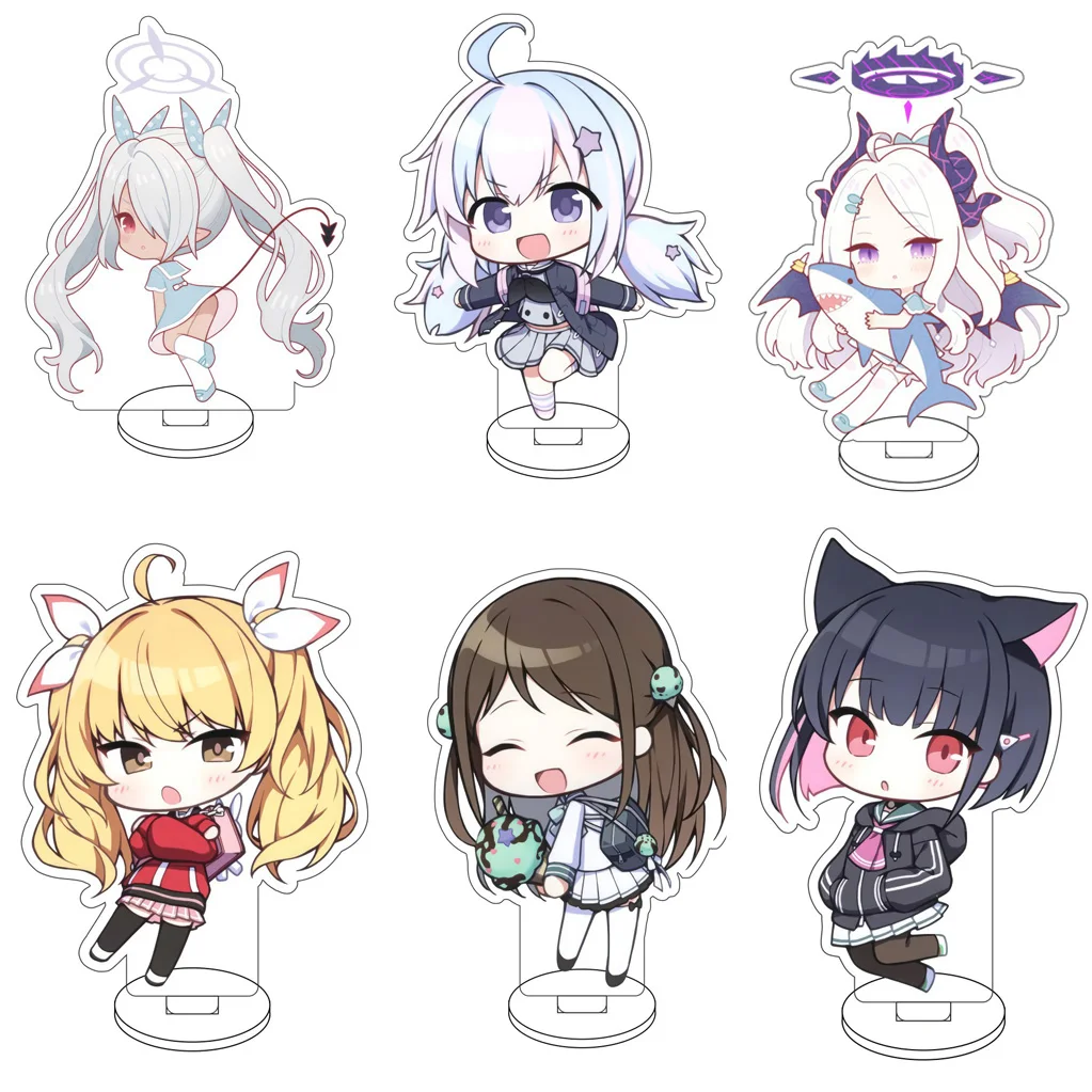 Figura de Anime de 10 cm de Blue Archive ‌ Figuras Acrílicas de Okusora Ayane, Takanashi Hoshino, Sunaookami Shiroko y Arona, Adornos y Regalos
