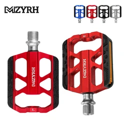 MZYRH  Bike Pedal Reflective Non-Slip Small Pedals Aluminum Alloy Flat Applicable Waterproof Bicycle Pedals