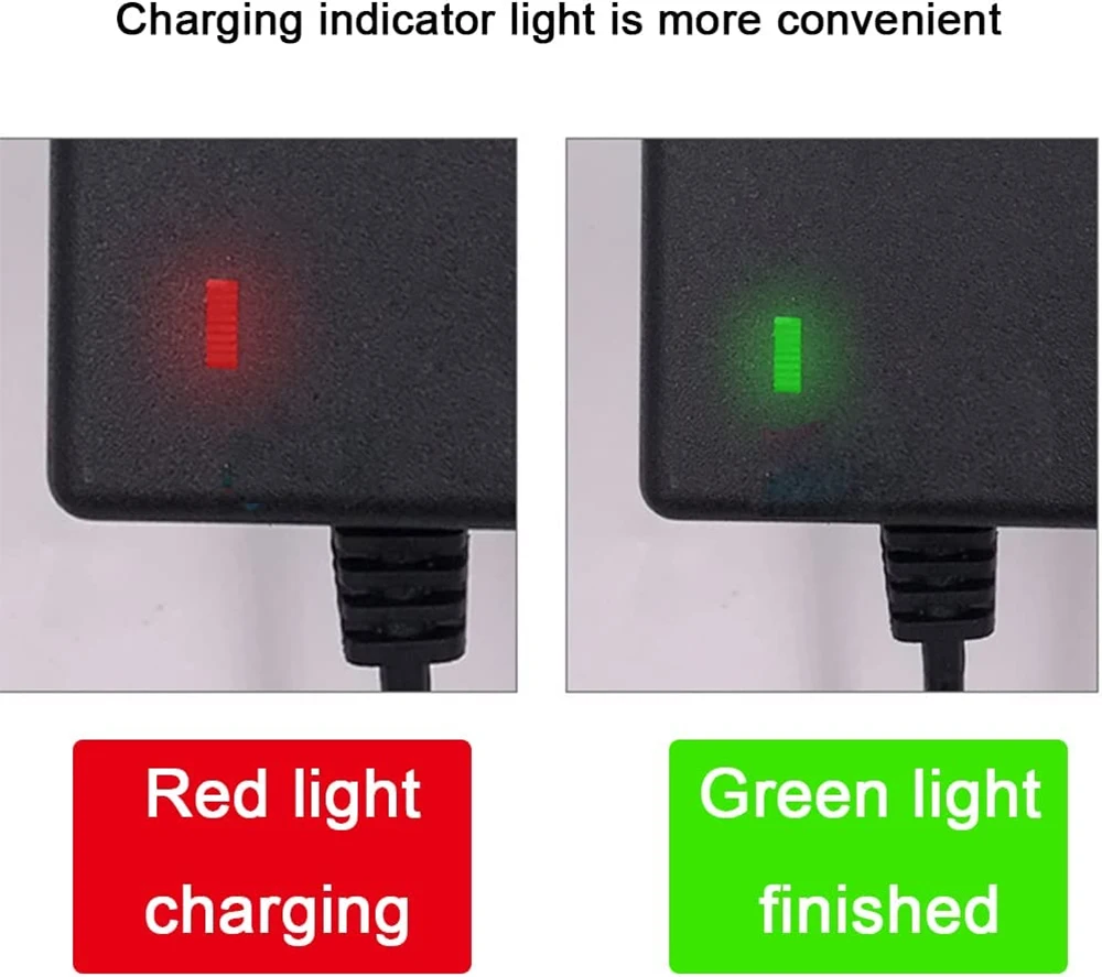 29.4V 2A Battery Charger for 25.2V 25.9V 24V Battery, Input 100-240V AC-DC DC 5.5 x 2.1 mm for 7S  24 Volt Lithium Battery Pack