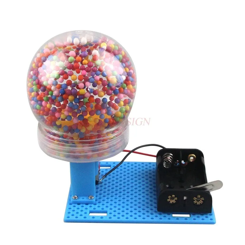 1set Children's Science Experiment Set Toy Small Maker DIY Manual Homework Electrostatic Electric Flying Snow