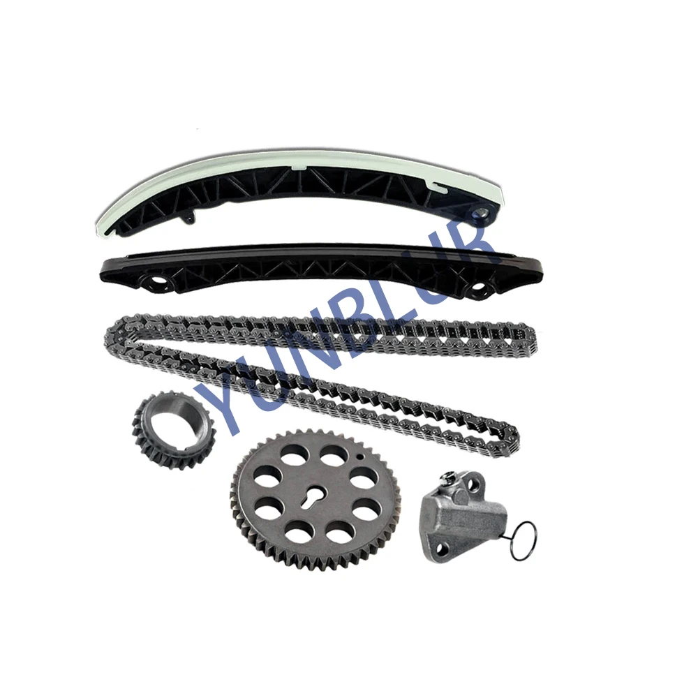 6pcs J24B Engine Timing Chain Gear Kit Fit 2.4 L GAS For 09-17 SUZUKI GRAND VITARA KIZASHI 12631-54L00 12761-78K00