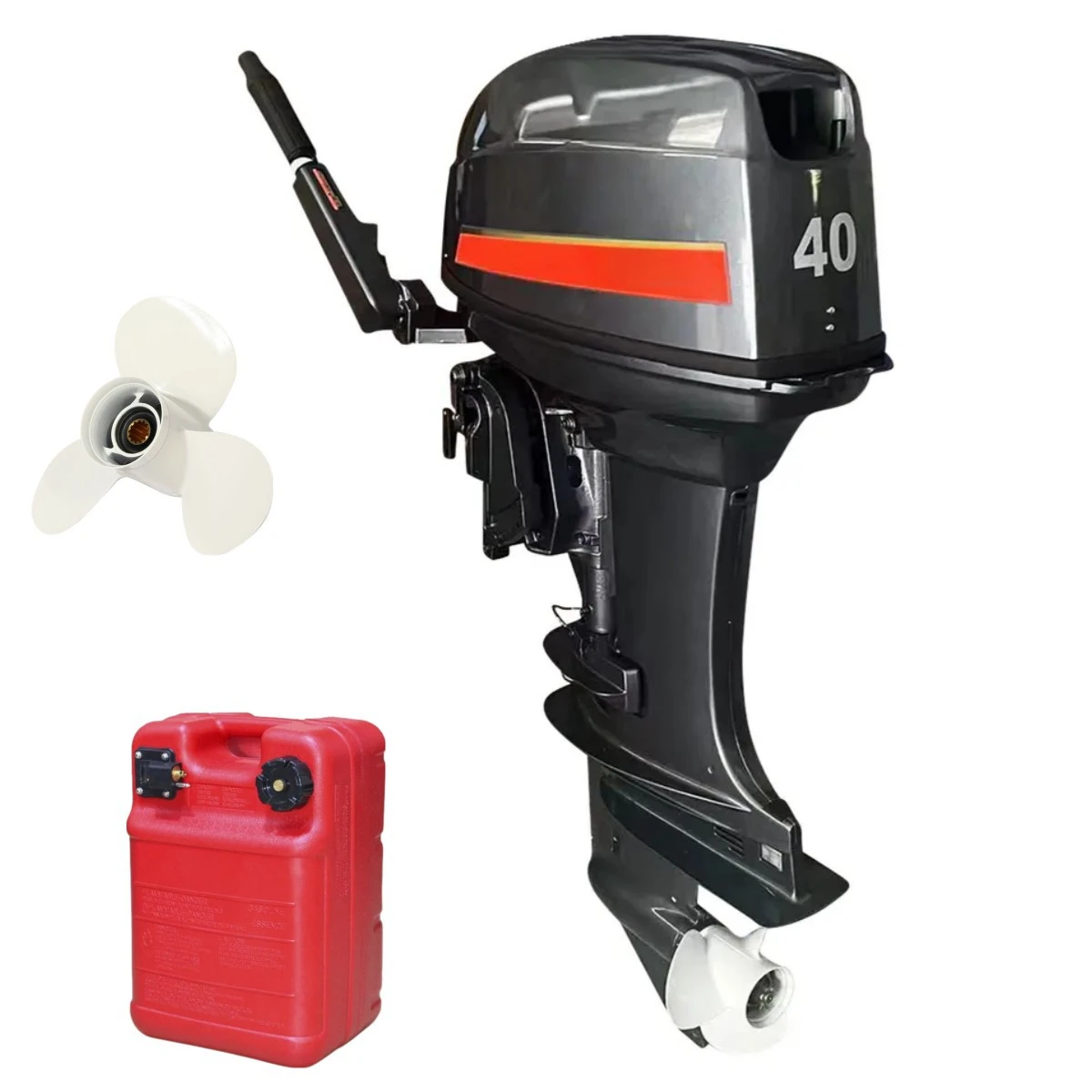 2-Stroke 40HP Long and Short Shaft Gasoline Motor Outboard Engine Power