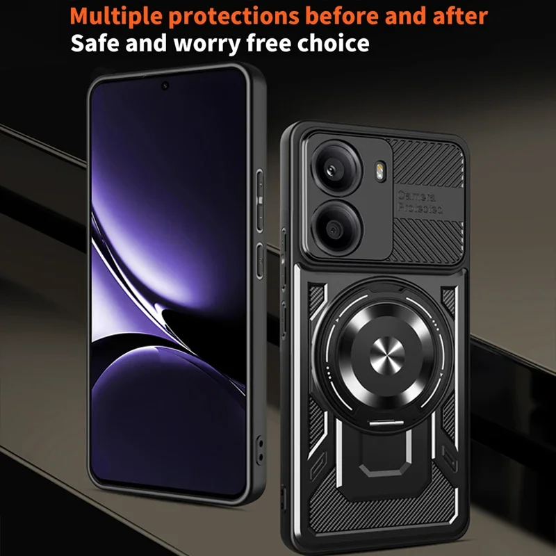 شحن لاسلكي مغناطيسي لهاتف Poco X6 F7 Ultra X7 Pro M6 Pro 4G M7 5G C75 جراب هاتف من السيليكون الناعم غطاء حماية