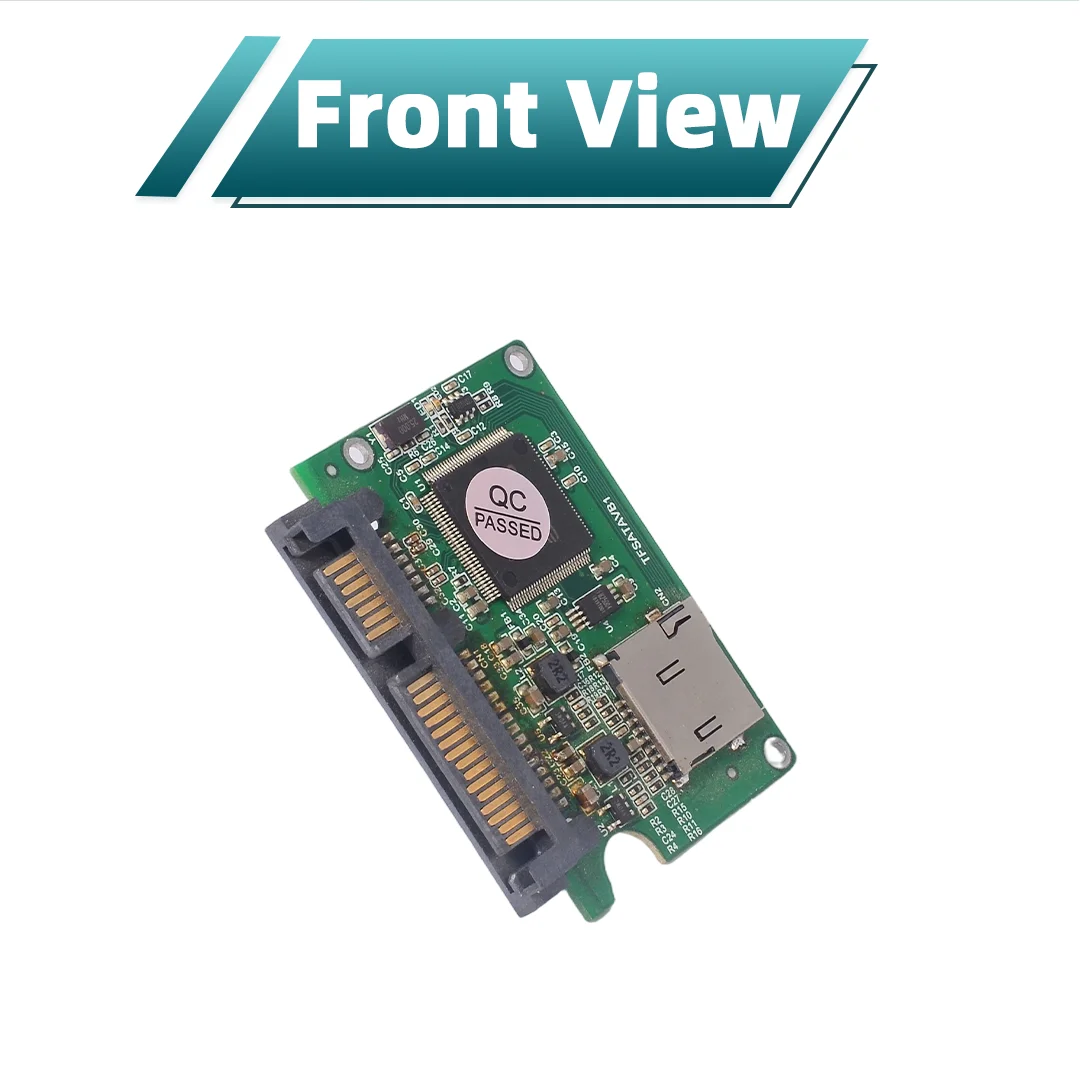 TF Micro SD To SATA 7+15 Pin Adapter Card Embedded SSD Converter 128GB for Industrial PC POS DVR Soft Router Laptop Desktop