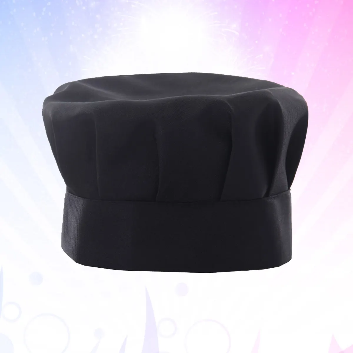 Chapeau de chef en forme de champignon, réglable pour différentes circonférences de tête, tissu doux et respectueux de la peau, idéal pour la cuisine et la pâtisserie, 1 pièce