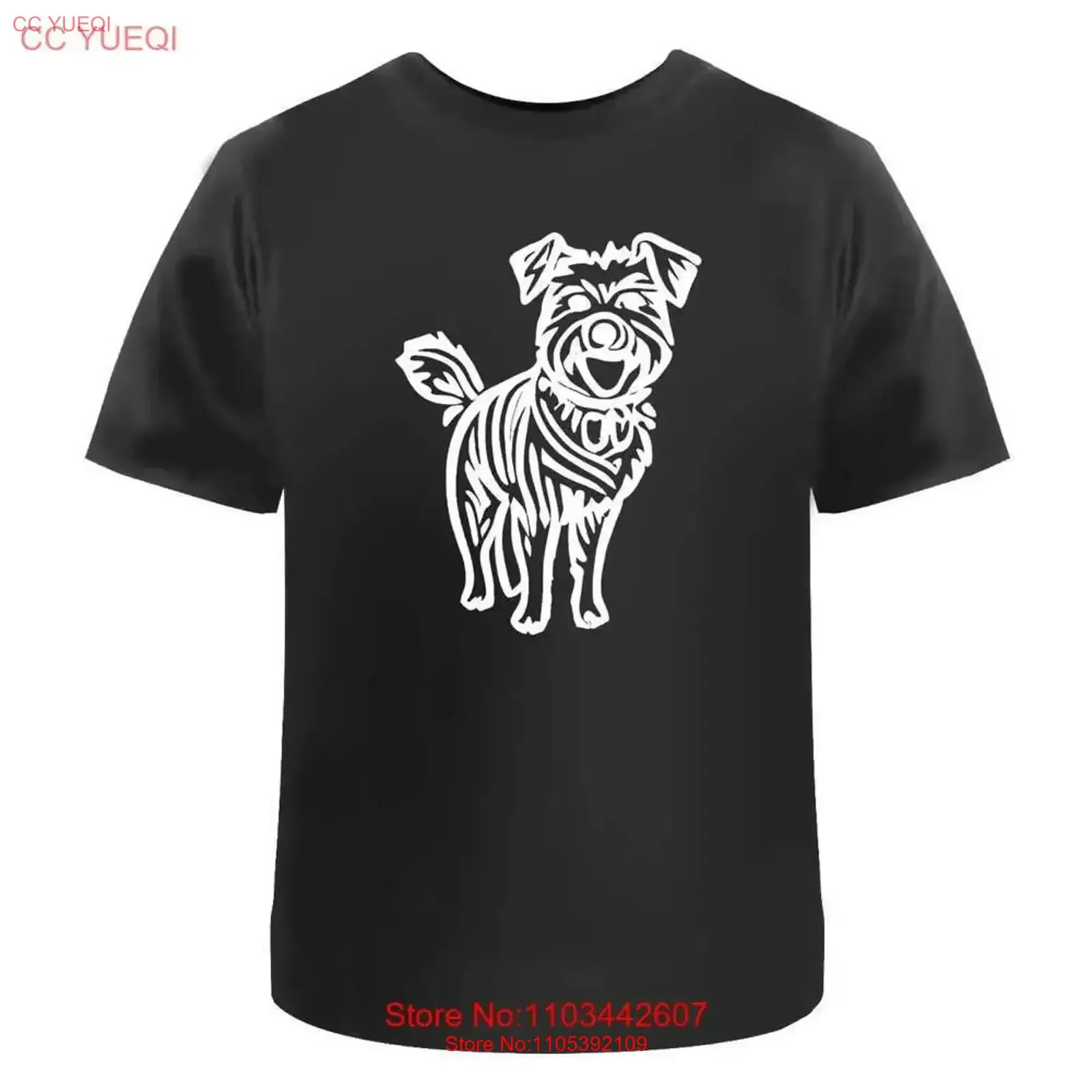 'Cairn Terrier Dog'  Cotton T Shirt TA044121 vintage Washed designer clothes Casual Stretched Breathable fashion