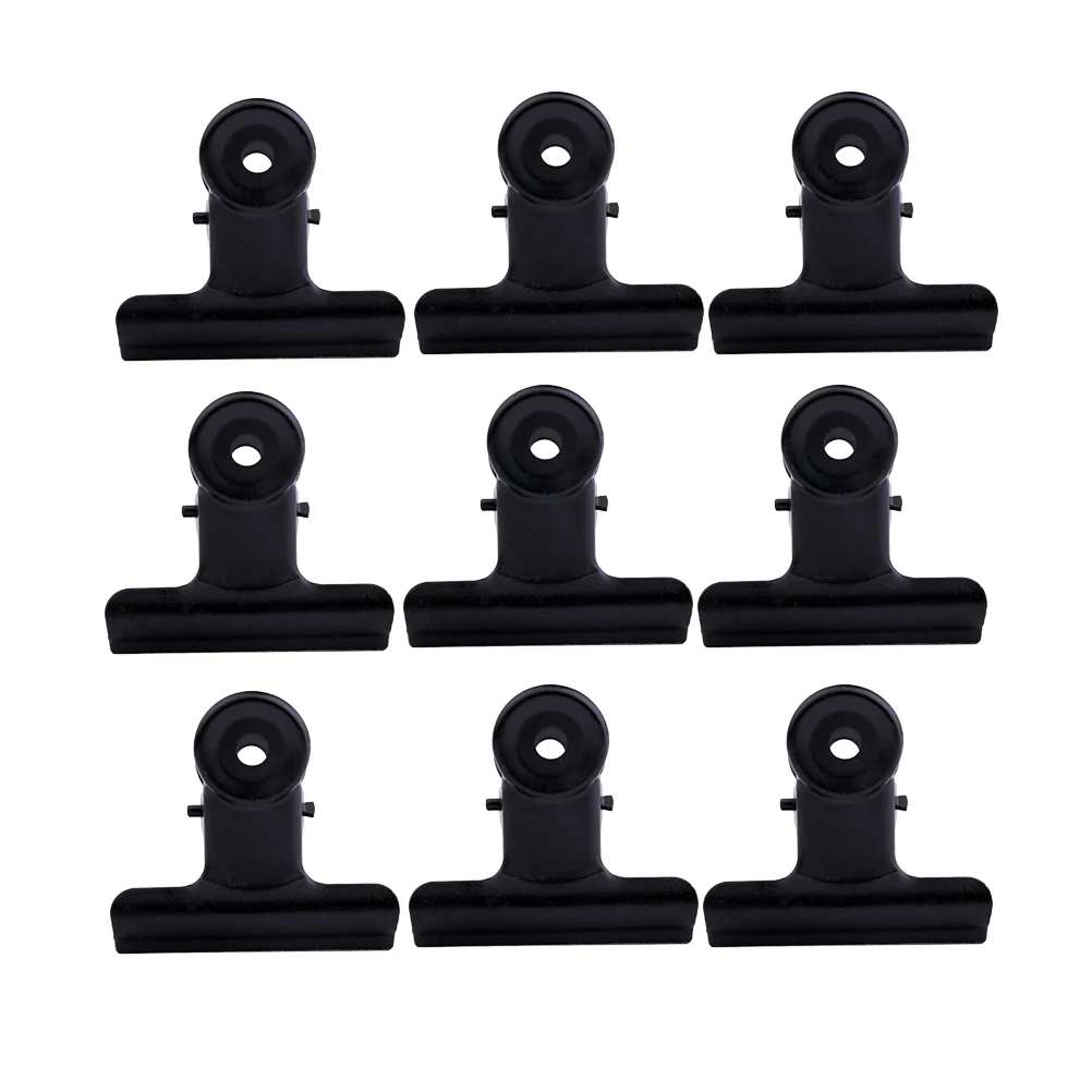 

30 Pcs Bill Folder Note Clamps Pin Clips Office Fixing Paper Metal Nail Securing
