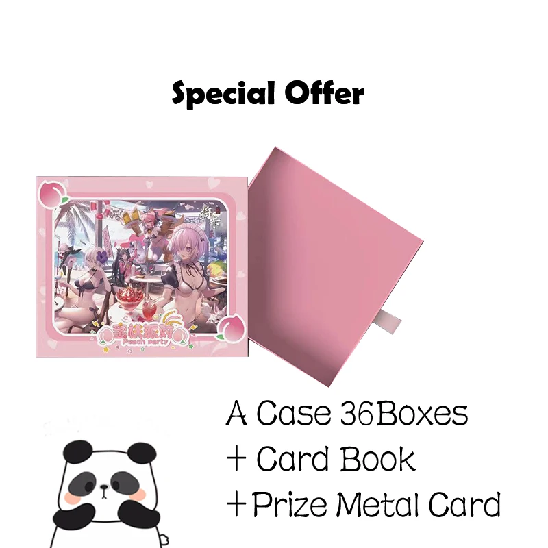 WholeCase Special Offer Peach Party Goddess Story Collection Cards Astringent Girl Swimsuit Doujin Toy Hobbies Children Gifts