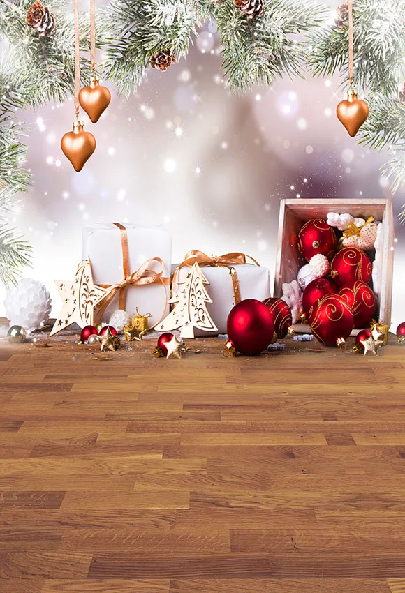 

2023 Christmas Celebration Vintage Color Wooden Planks Background Portrait Photo Backdrops For Photo Studio Background Props