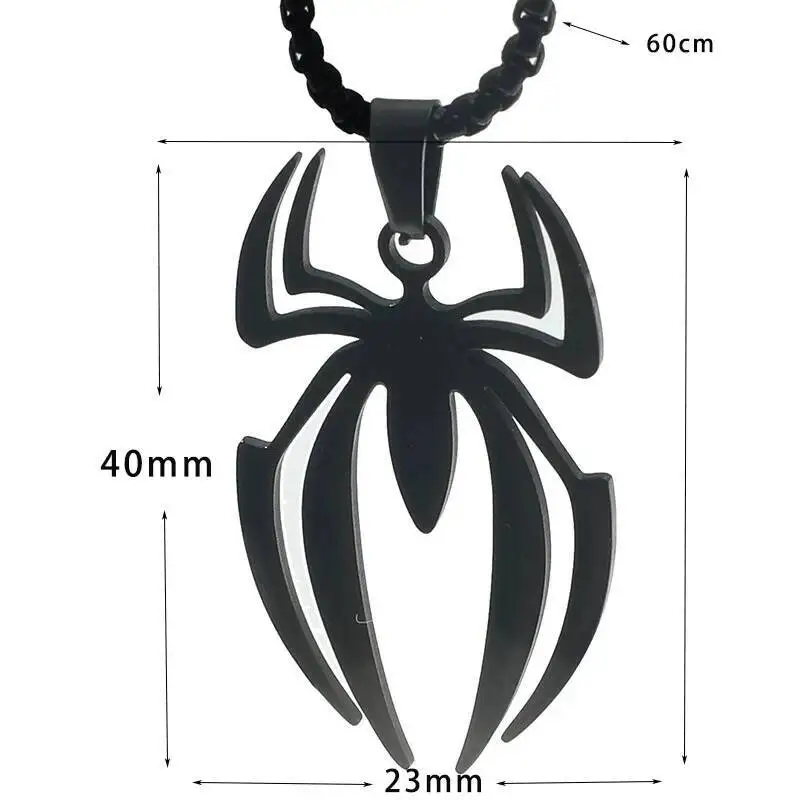 Collar de superhéroe de Anime para hombre, Gargantilla de cadena con colgante de acero inoxidable, accesorios de joyería, regalo