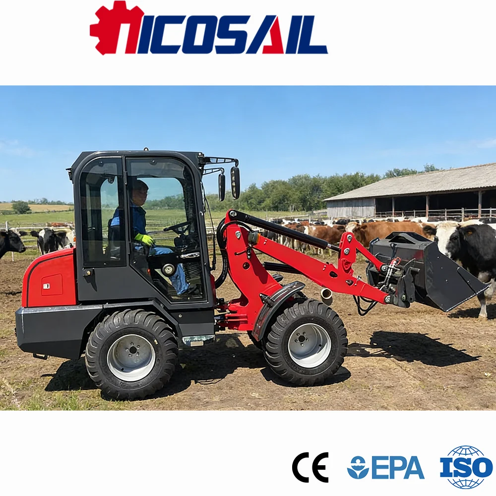 

Nicosail KZL918 Compact Telescopic Wheel Loader CE Certified Euro 5 Durable Performance Flexible Operation