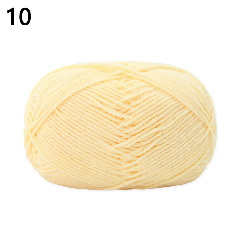 40 جرام 4ply الحليب القطن الحياكة الغزل التطريز الكروشيه خط رياض الأطفال الحرف اليدوية فئة الموضوع ل متماسكة الحرفية سترة قبعة الدمى