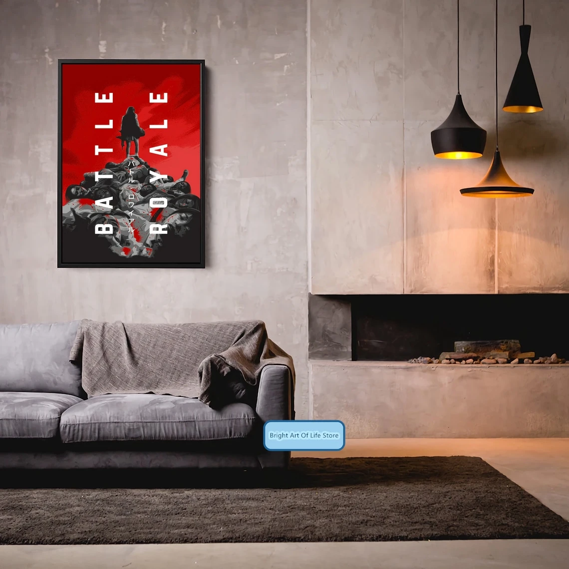 باتل رويال الفيلم المشارك ديكور المنزل طلاء جدران (بدون إطار) #3