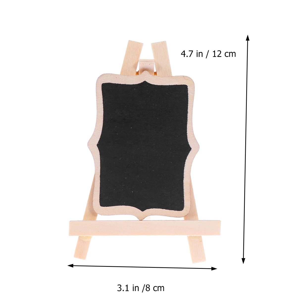 3pcs Mini Set Small Wooden Desktop Chalkboard Small Wooden Set Kids Memo Message Note Display Notice