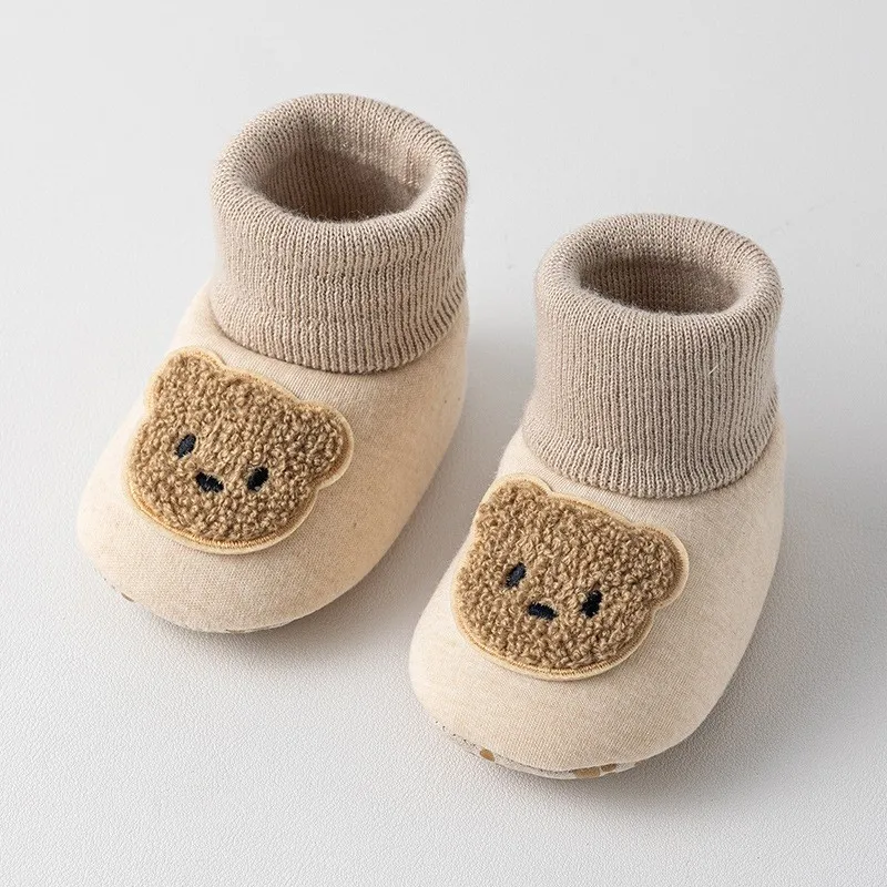 Soft Soled Newborn Baby Shoe Light Baby Walking Shoes Autumn Winter Thick Warm Indoor Anti Slip Learn Floor Socks Shoe Kid Shoes