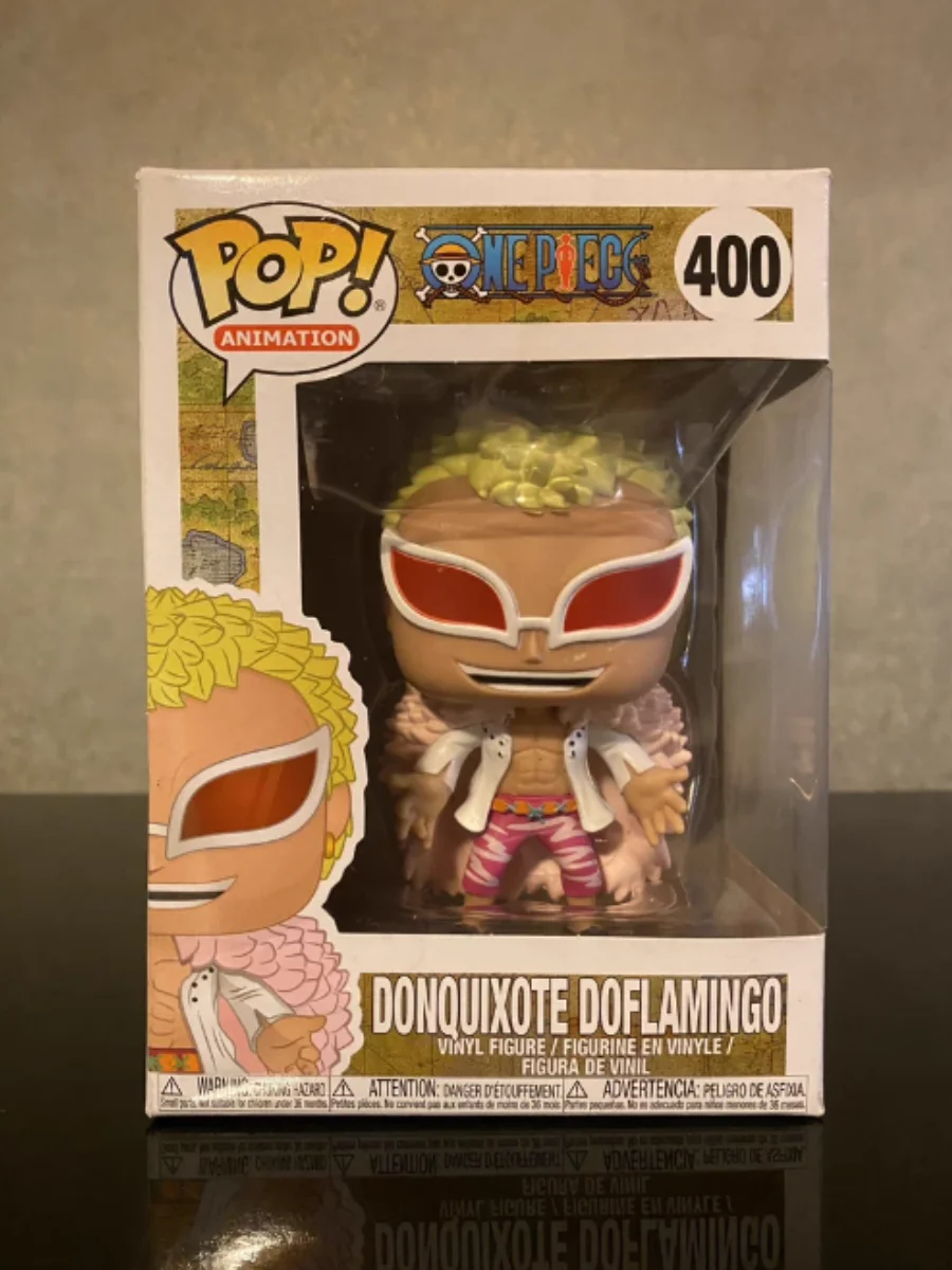 Figura de acción Funko Pop de One Piece, Donquixote Doflamingo, modelo 400, Joker, escultura de vinilo, edición limitada, coleccionable, conmemorativa