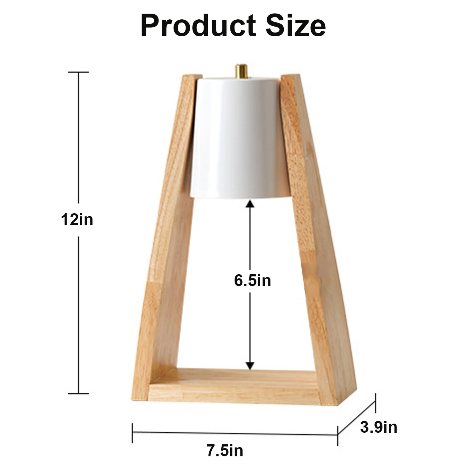 Imagem -03 - Dimmable Metal Top Vela Aquecedor com Temporizador Jar Velas Compatível com Lâmpadas