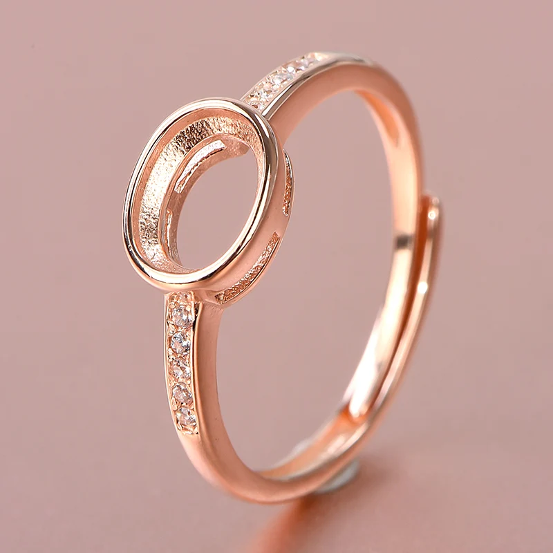 s925-純銀リング-ヴィンテージデザイン-オーバルレッドブルー宝石-diy-アクセサリー-空枠マウント-カスタム彫刻対応なし