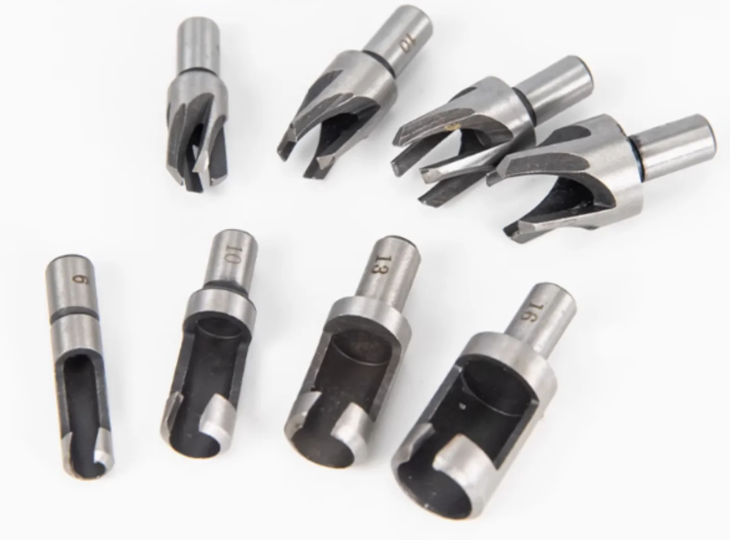 8 round handle barrel/claw corker woodworking hole opener reamer drill removal tool Cutting tool set
