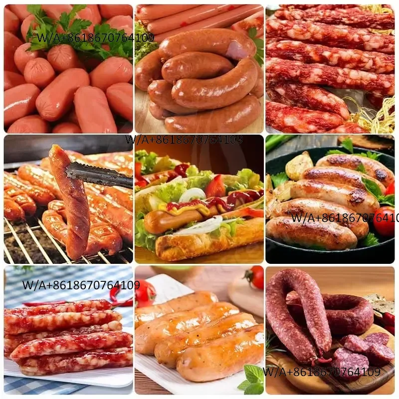 2026 New Fully Automatic Stainless Steel Sausage Filler Machine High Efficiency Adjustable Thickness Industrial Production