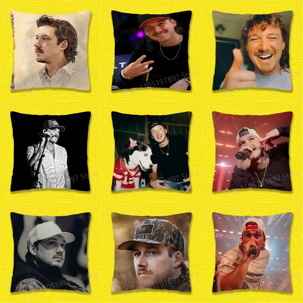 

M-Morgan W-Wallen Im the Problem Throw Pillow Case For 55cm 40cm 45cm 50cm 30cm Square Office Pillowship Cover