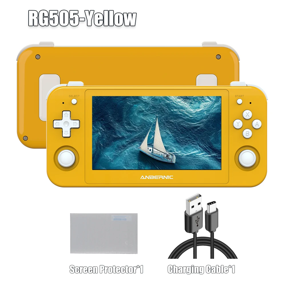 ANBERNIC RG505 New Handheld Game Console Android 12 System Unisoc