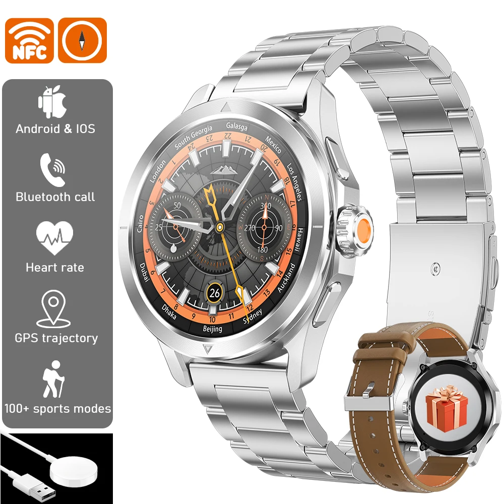 2025 New S4 Ultra For Xiaomi Smart Watch GPS Bluetooth Call Blood pressure Health watch Heart Rate Waterproof Sport Smart watch