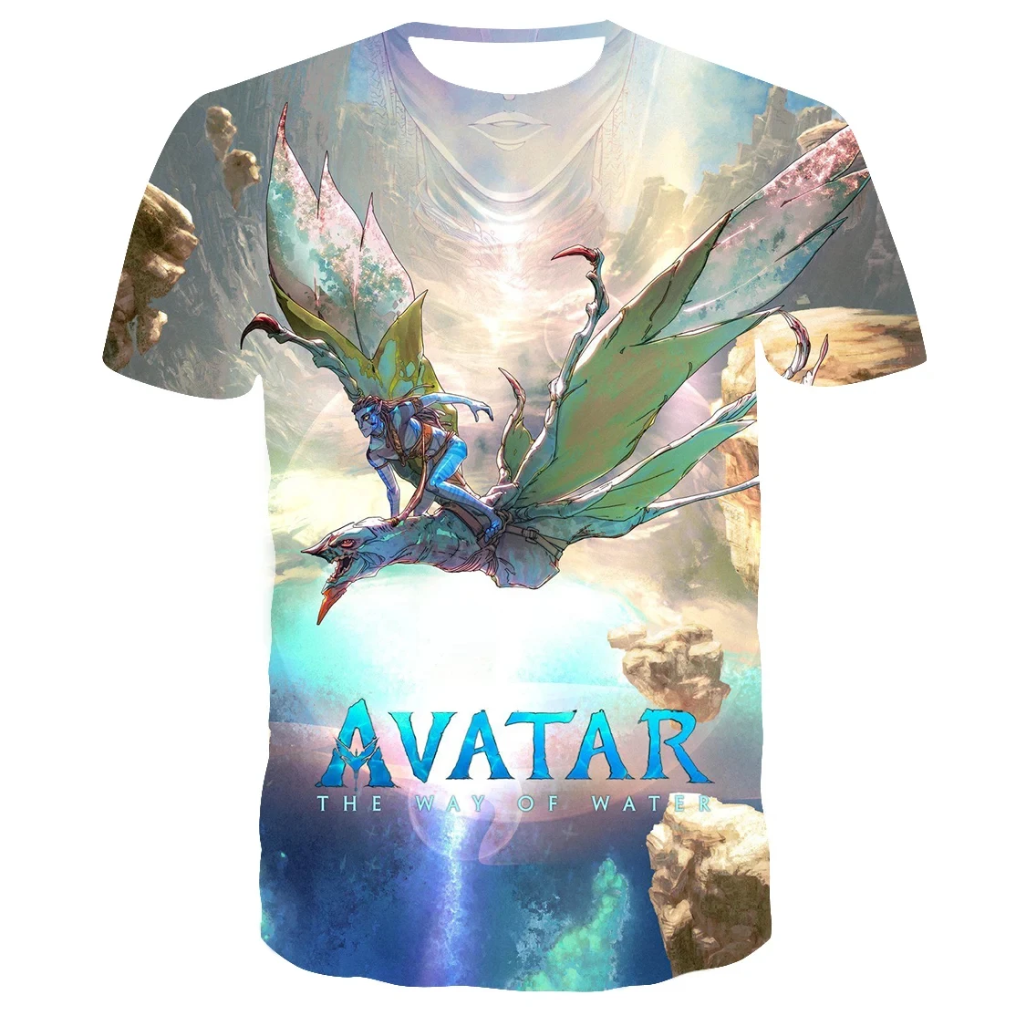 MINISO T-Shirts Avatar The Way of Water 3D Print Streetwear Men Women Fashion Oversized T Shirt Kids Boy Girl Tees Tops Clothing