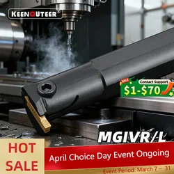 MGIVR/L2016 MGIVR2520 MGIVR3125 MGIVR3732 MGIVL Holder Straight Shank Grooving Tool  Internal Turning Tool Lathe Bar