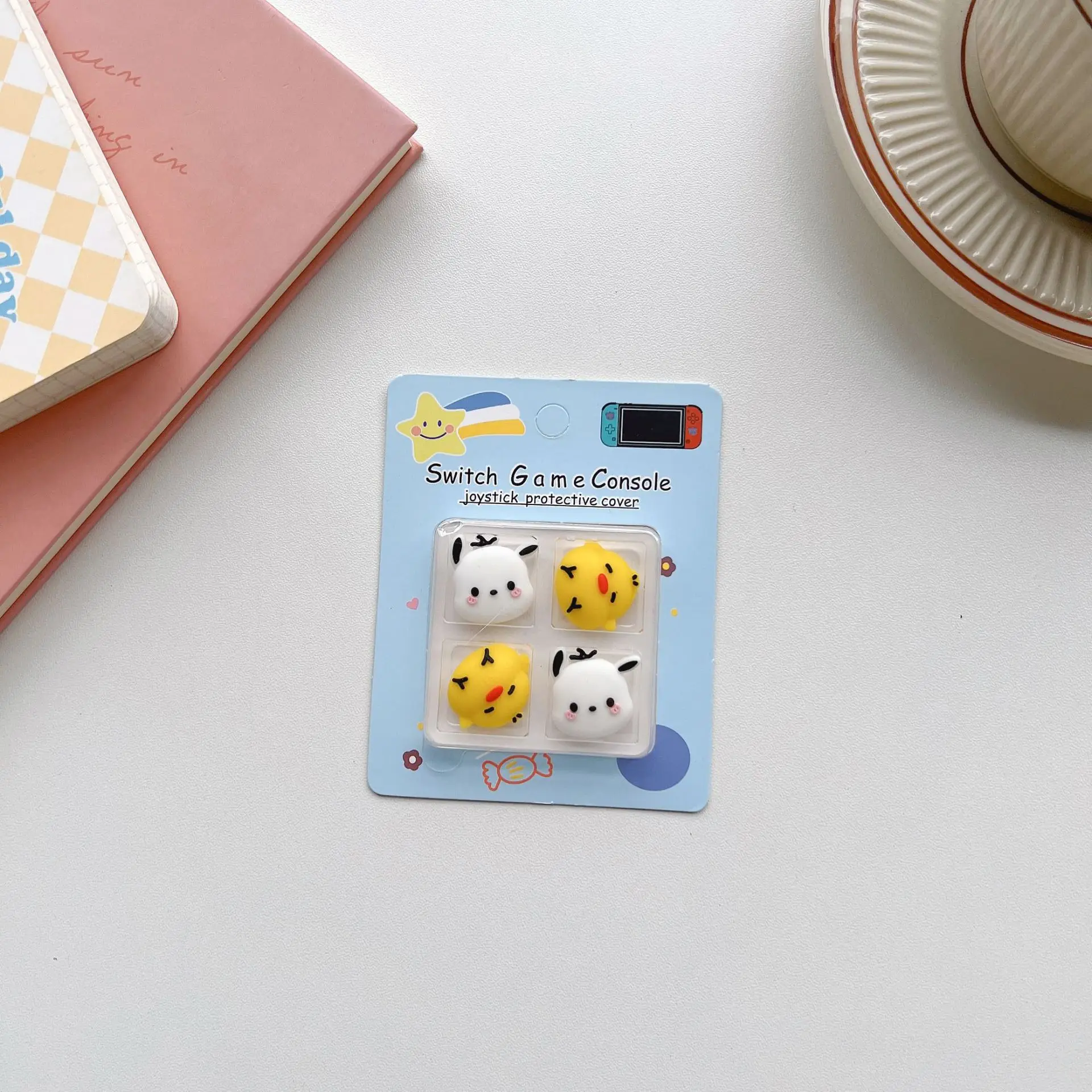 Sanrio für Nintendo Switch Silikon-Controller-Abdeckung NS Lite Cartoon-Controller-Kappe OLED-Controller-Kappe Schutz