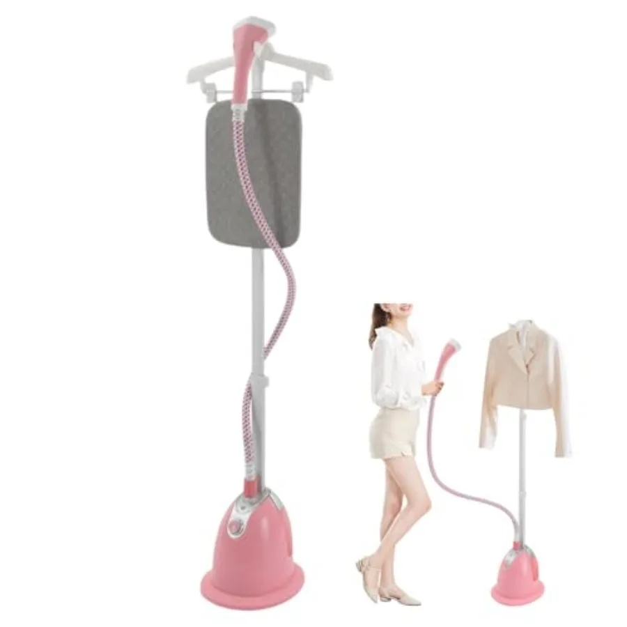 

Heavy Duty Full-Size Garment Steamer with 10 Adjustable Gears 35s Fast Heat-up 1.4L Water Tank 1350W Stainless Steel Body Silve