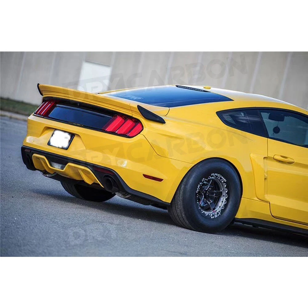 

Carbon Fiber Rear Boot Spoiler For Ford Mustang Coupe 2-door 2015-2019 C Style Spoiler Rear Trunk Wing FRP