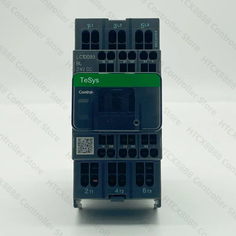 Brand New Original 3-Pole Contactor, 9A, 24VDC, Low Power Consumption, Spring Terminals