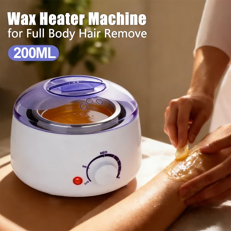 2026 200ML Hair Removal Tool Warmer Wax Heater Hands Feet Epilator Depilatory Paraffin Wax Machine Kit/Wax Beans/Wax Heater