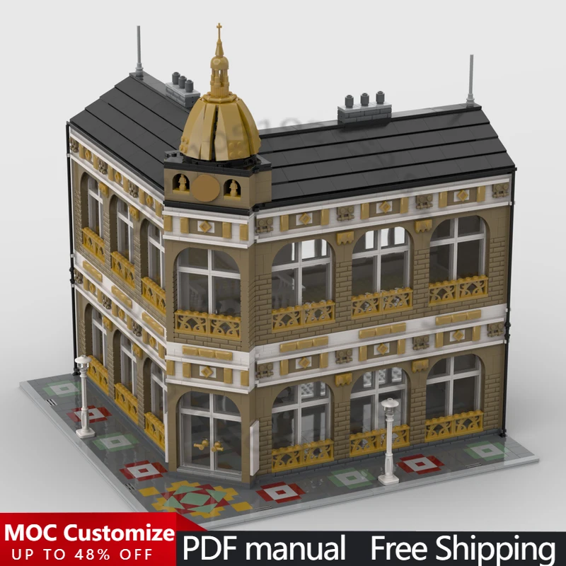 

2801 деталь, модульная конструкторская галерея MOC, настраиваемый модульный строительный блок, популярная развивающая модель, игрушка-конструктор для мальчиков, подарок на праздник