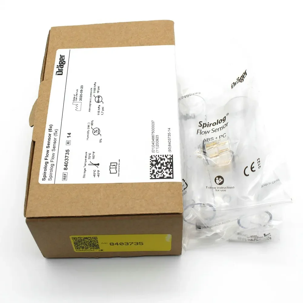 Original New Spirolog Flow Sensor For drager Savina / Savina300 8403735