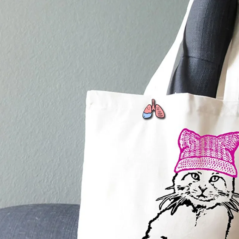 دبابيس المينا لتشريح الجهاز التنفسي للربو ، إكسسوارات المجوهرات ، شارة للرئة