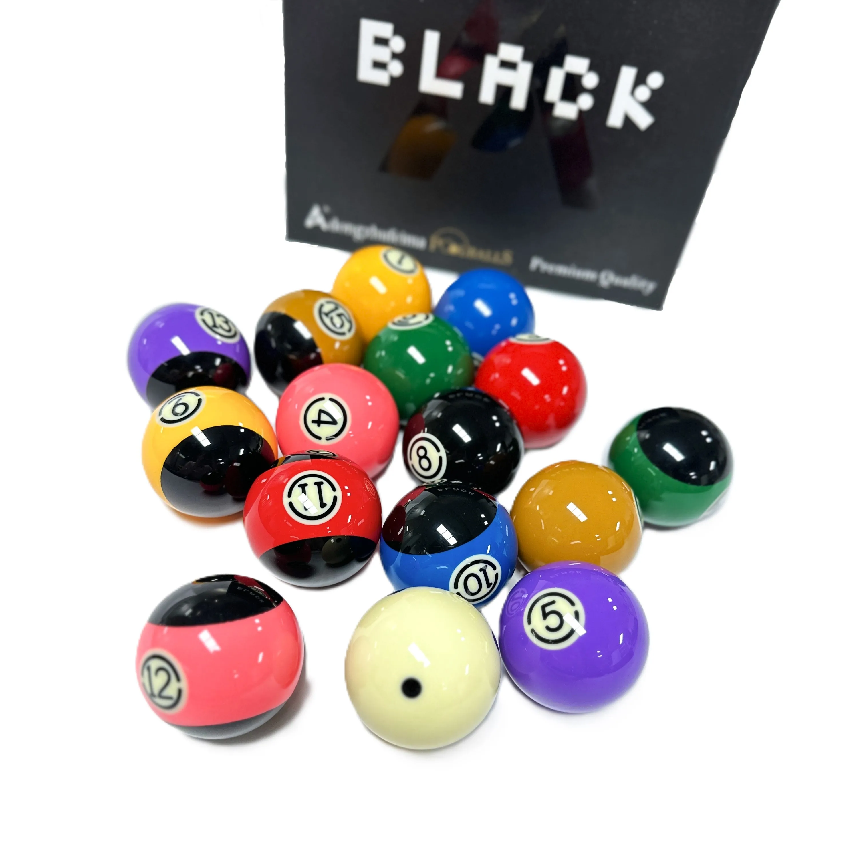 High Quality 57.2 mm Billiard Resin Pool Ball Set 16PCS/Set New Fashion Pool Ball/Nine-ball for Sale