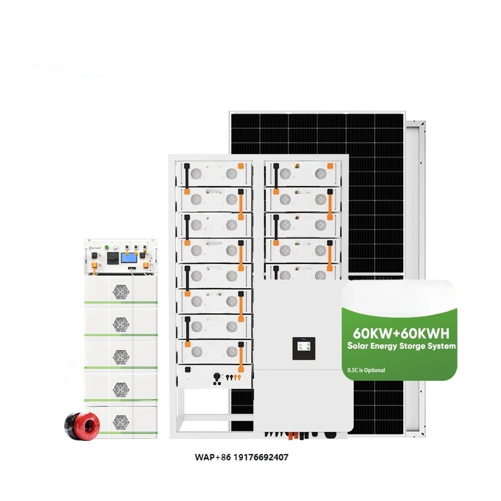 DEYE 60kW Hybrid Solar System with Advanced EMS for Smart Commercial Energy Management