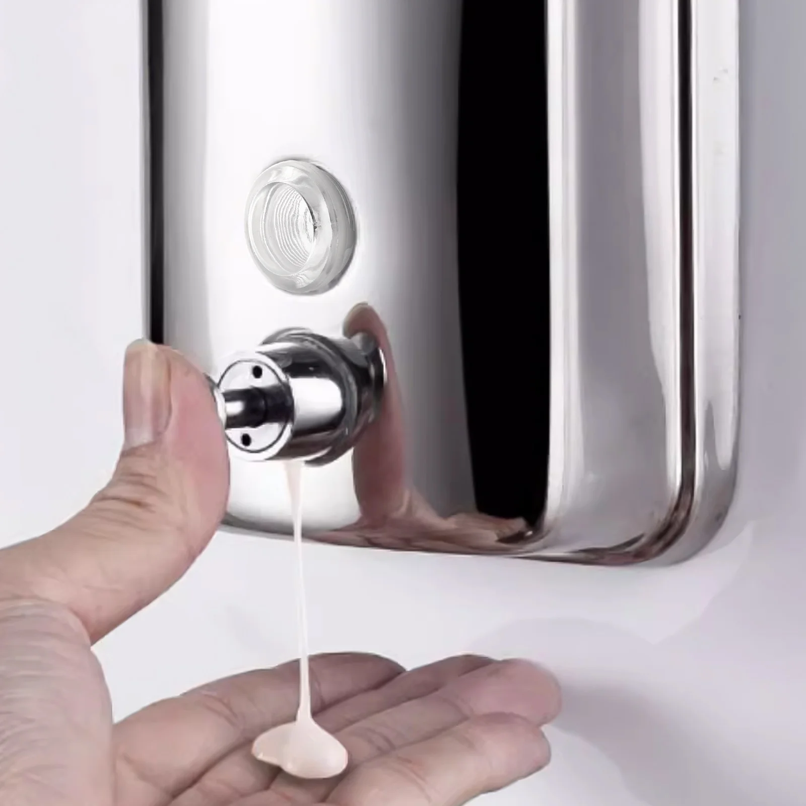 

8Pcs Soap Dispensers See-Through Cover Transparent Plastic Replacement Parts for Bathroom Kitchen Liquid Dispenser