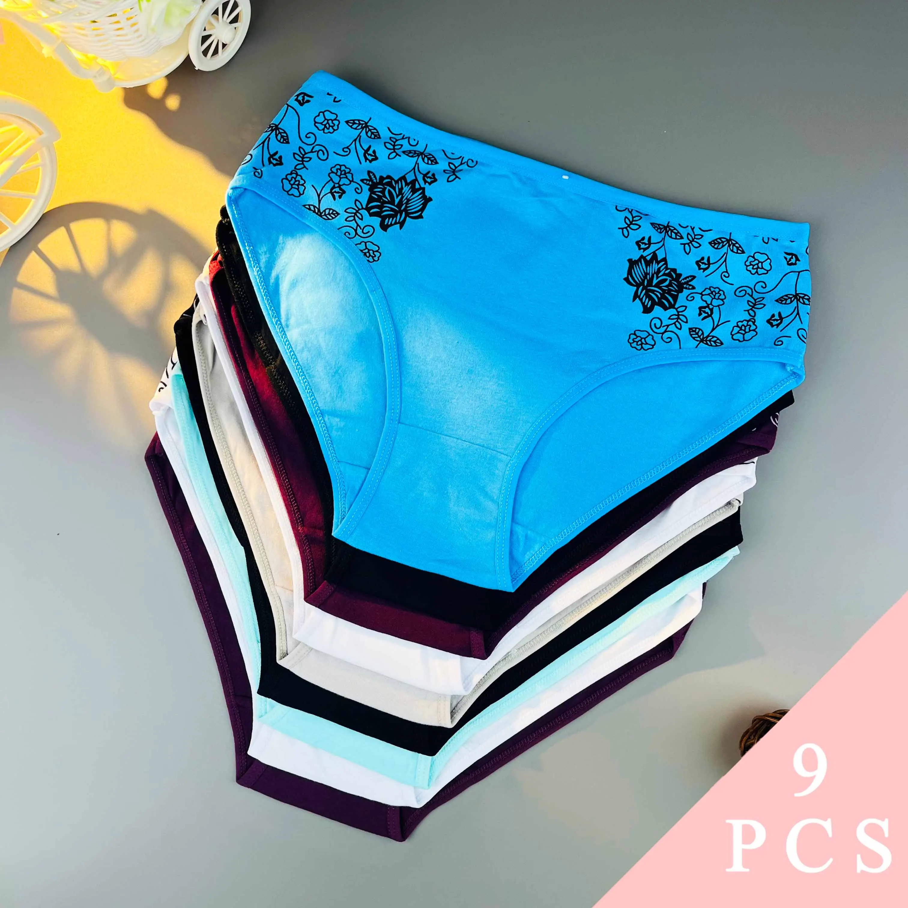 [9PCS Women's Flora… - image