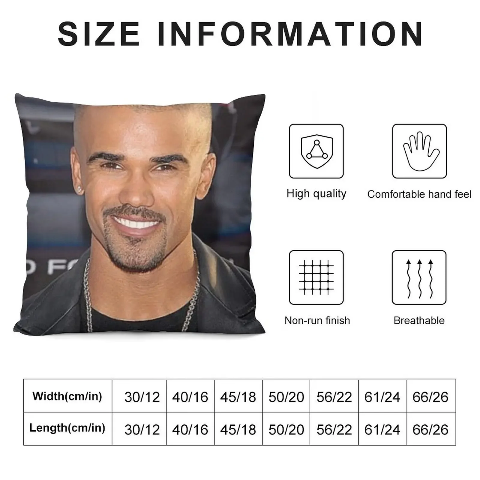 shemar moore Throw Pillow Pillowcase Christmas Covers pillow