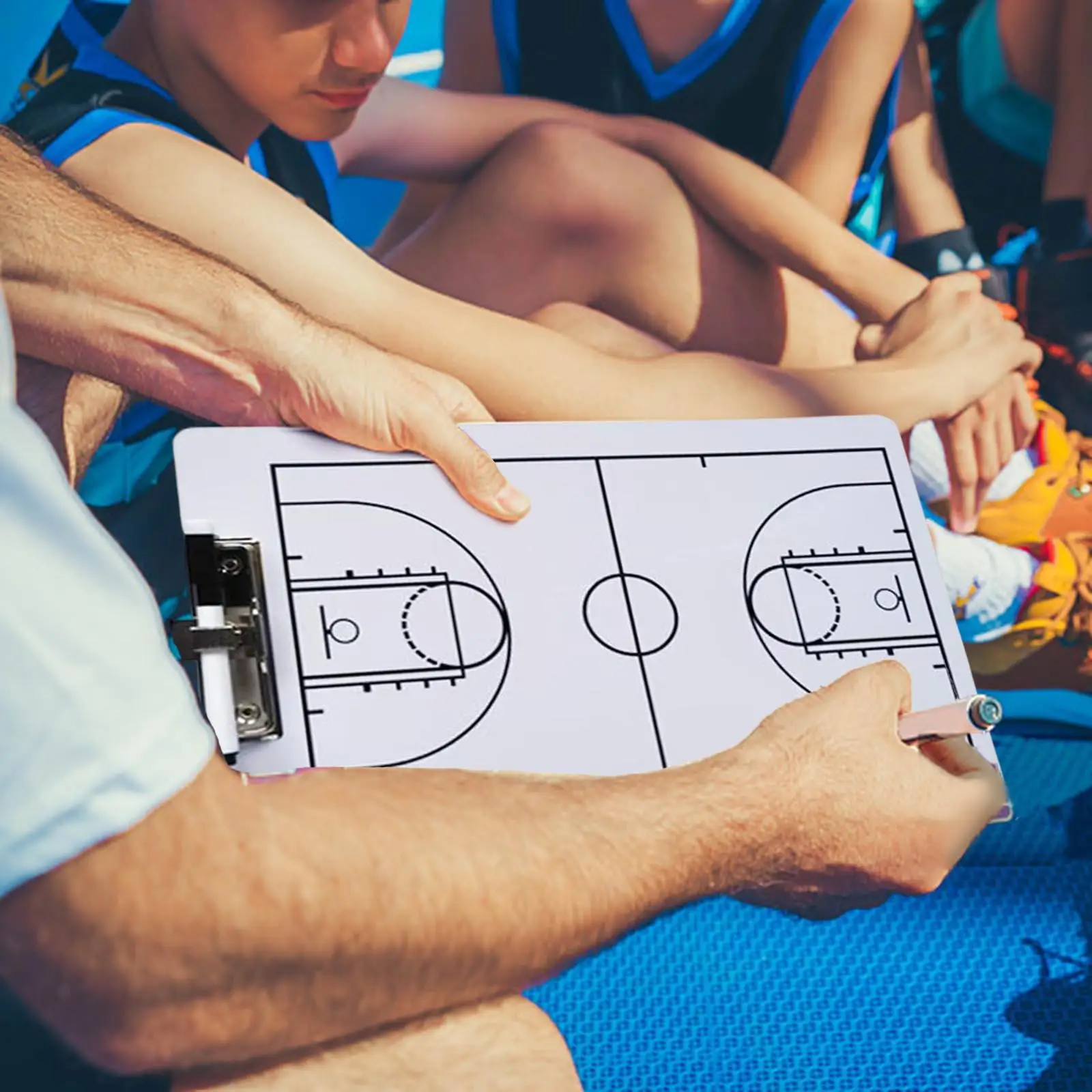 Basketball Coaching Board, Coaches Clipboard, Strategy Tactic Board, Guidance