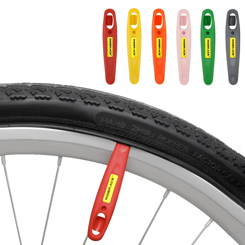 AliExpress riderace 2Pcs Bike Tyre Tire Lever Multicolor Lightweight MTB Road Bicycle Wheel Tire Repair Tool Outdoor Riding Prying Bar Repair Tool
