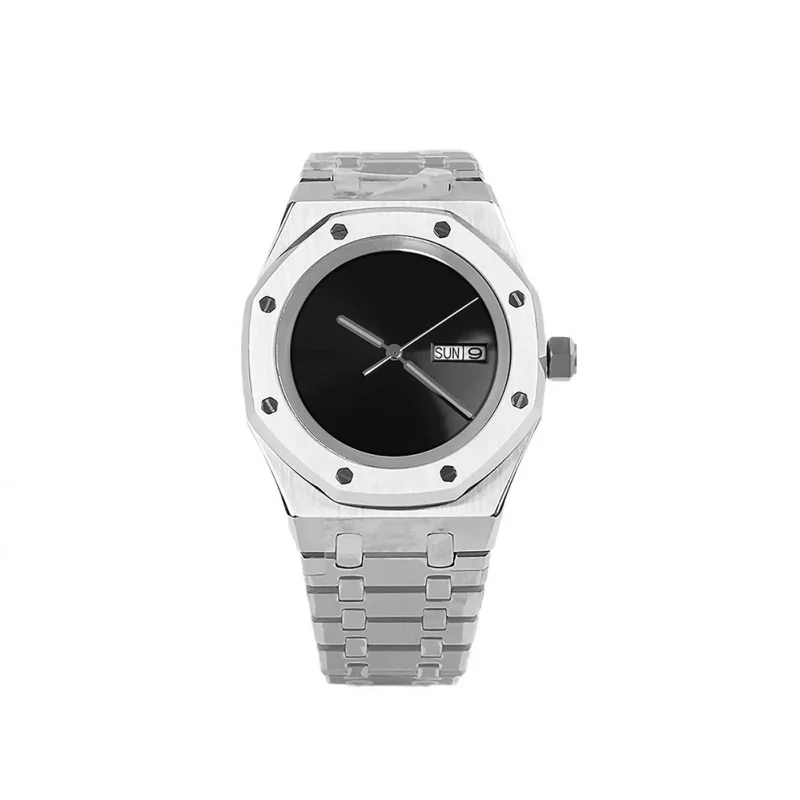 ساعة ميكانيكية للرجال من Nonelogo مقاس 41 ملم بدون علبة ساعة من الفولاذ المقاوم للصدأ مضيئة تتطابق مع العلامة التجارية NewNH35/36Movement