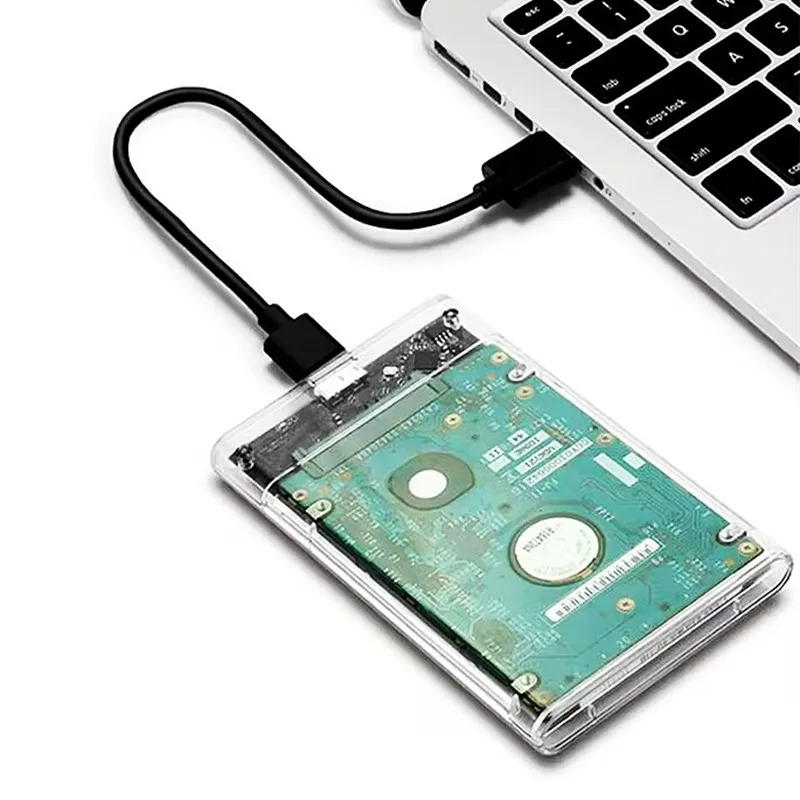USB 3.0 Transparent HDD Enclosure 2.5
