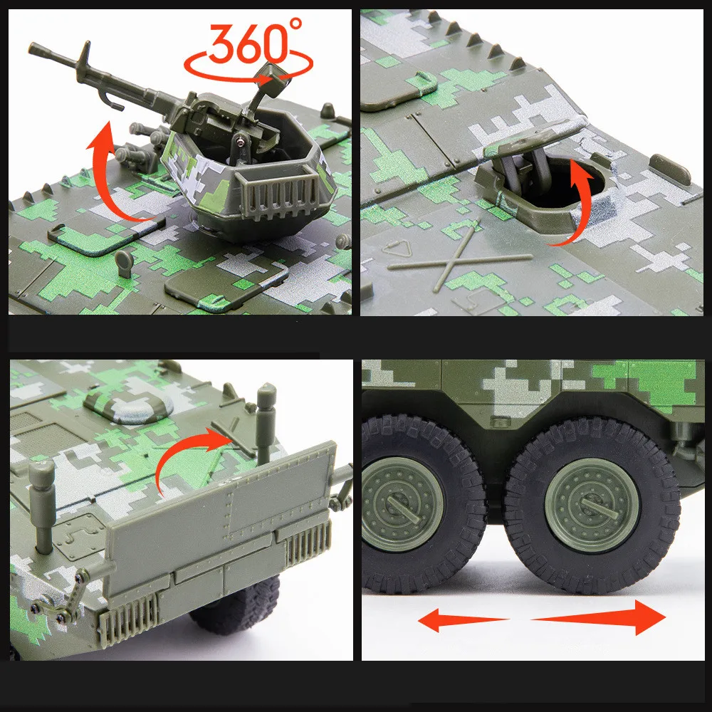 High quality 1:24 alloy 08 armored vehicle model,simulated sound and light military toys,quality collectible ornaments,wholesale