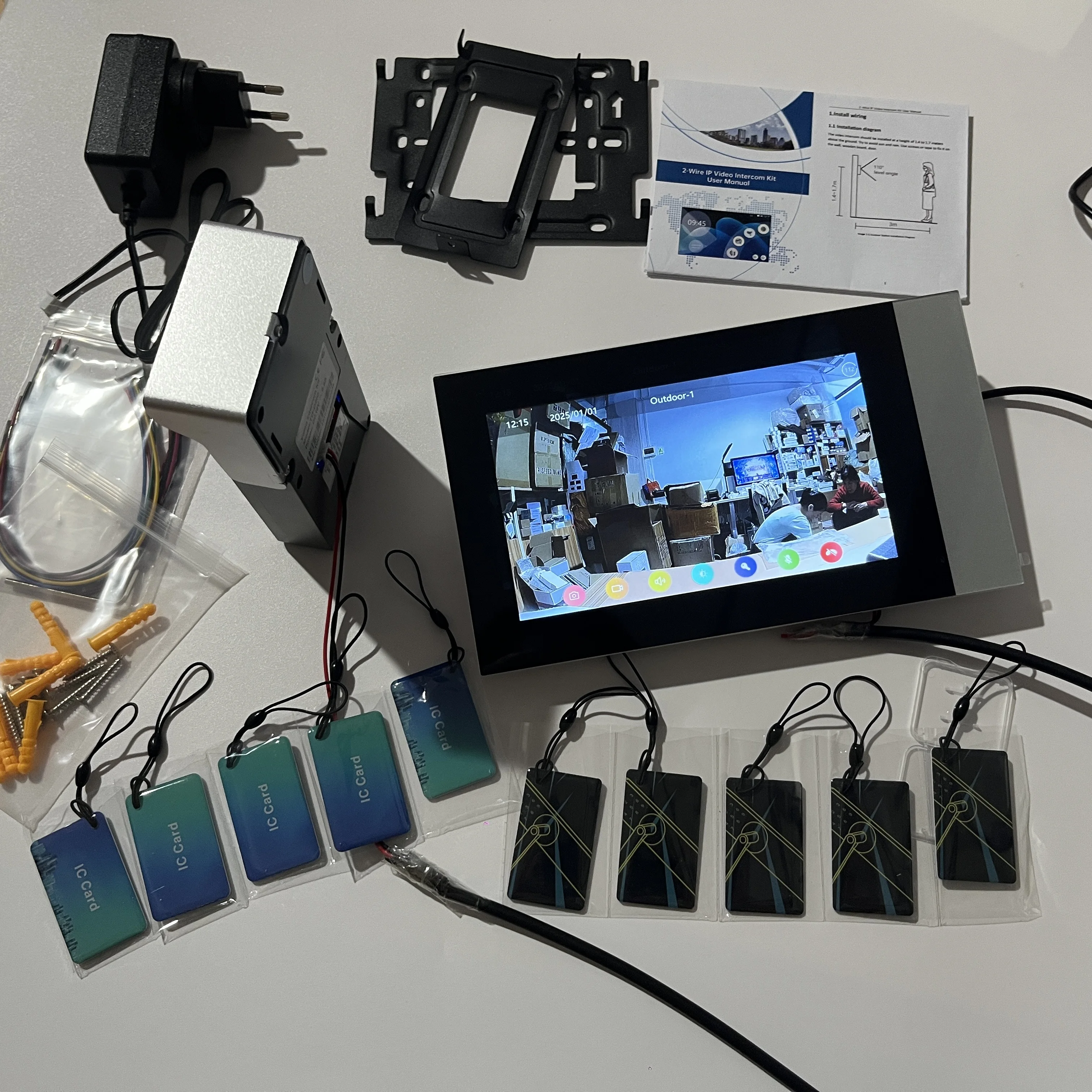 2 Wire Video Intercom Video Do - Smart Home Battery Camera Ezviz 评论和价格