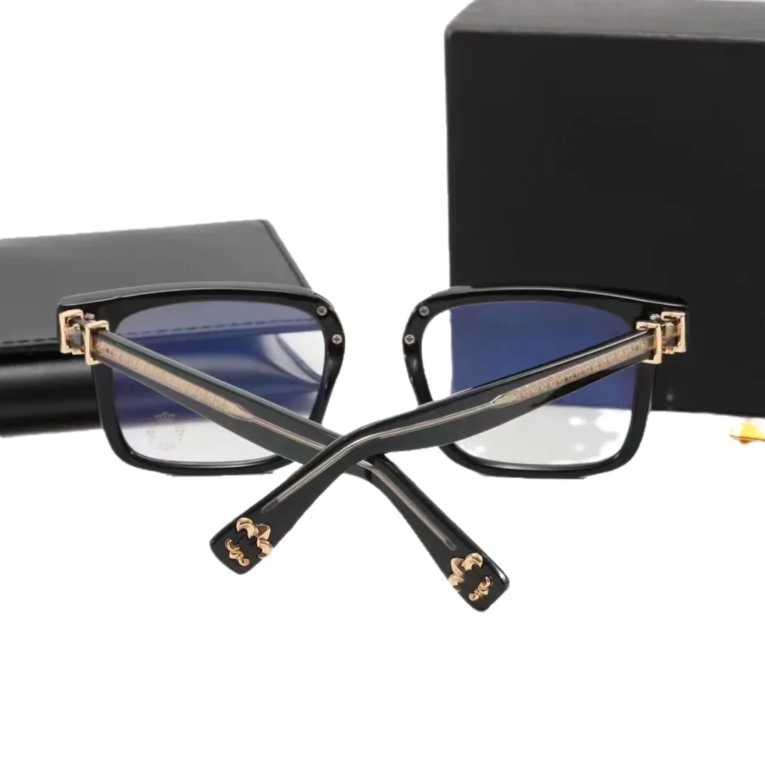 

Unisex Retro Square Glasses - Non-Prescription Fashion Frames, Trendy Optical Eyewear for Daily & Travel